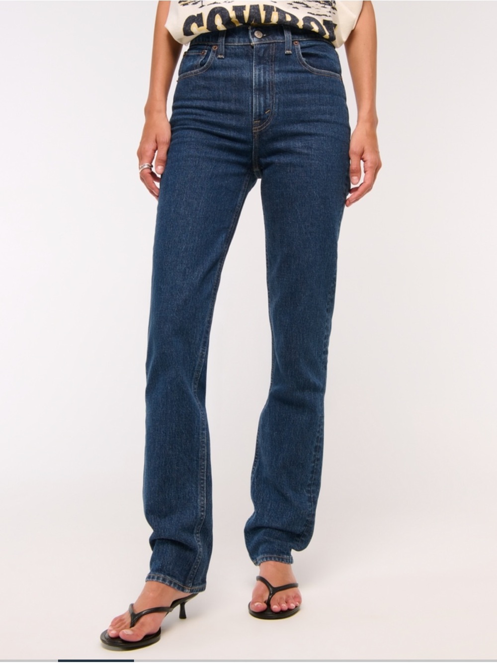 Abercrombie & Fitch The '90s Straight Ultra High Rise jeans